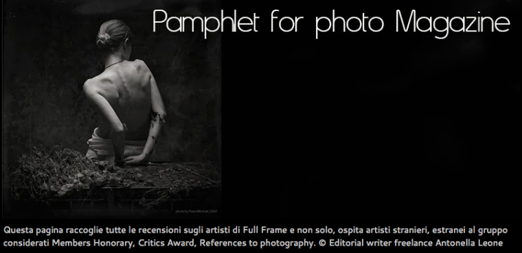 Pamphlet for photo Magazine: Focus Photographer, 20.03.14